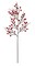29" Red Berry Spray, Waterproof Artificial Branch for Home Decor, Floral Arrangement, Wreaths, DIY Craft – 12 Pieces